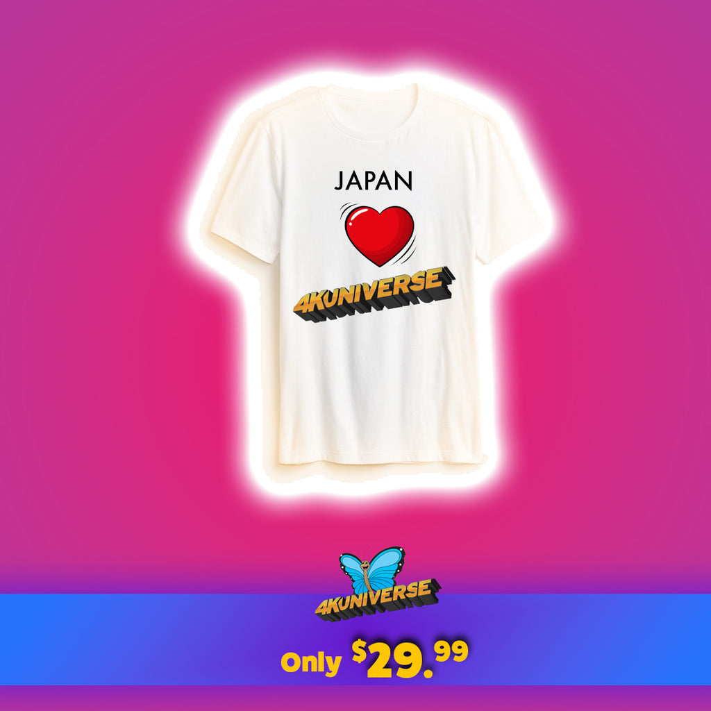 Japan Loves 4KUNIVERSE White T-Shirt