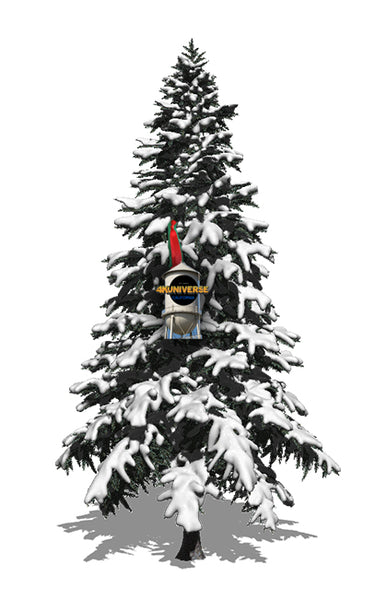 2024 4KUniverse Water Tower 3D Christmas Ornament