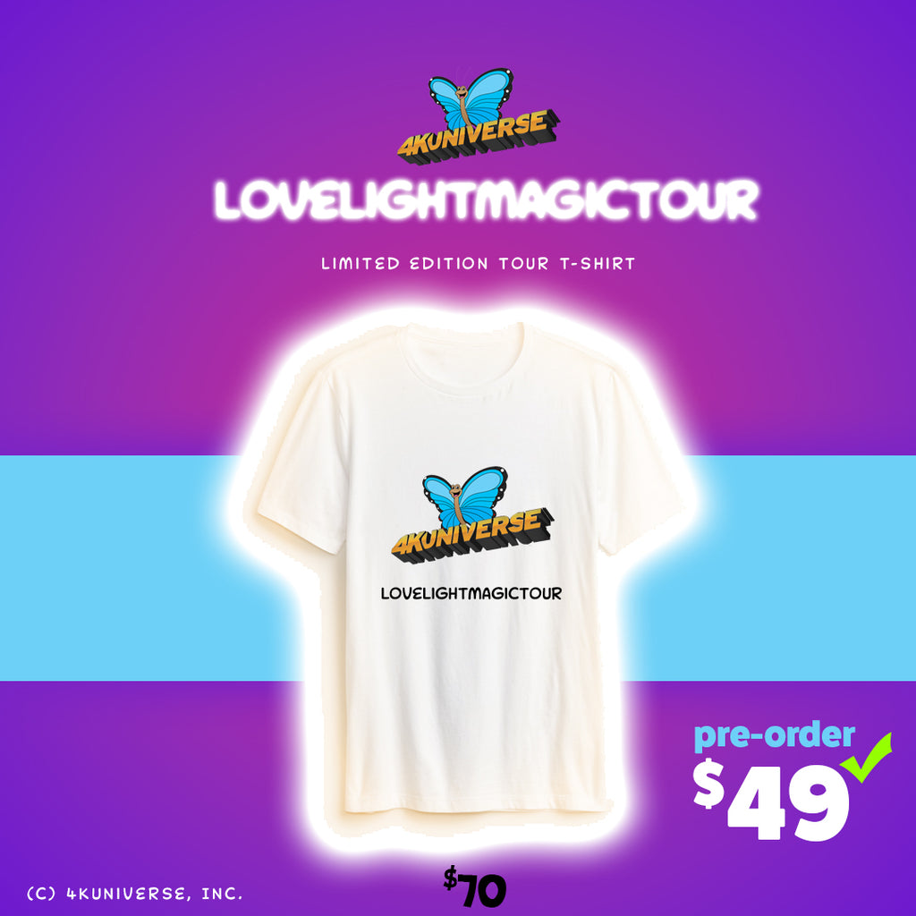 [NEW] Limited Edition #4KUniverseLoveLightMagicTour T-Shirt [Pre-Order]